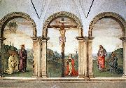 PERUGINO, Pietro The Pazzi Crucifixion sg oil painting